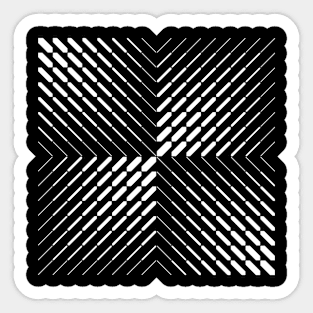 square pattern Sticker